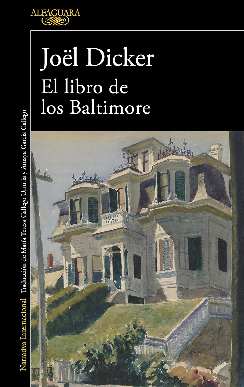 Portada del llibre "El libro de los Baltimore (116)" de Joël Dicker